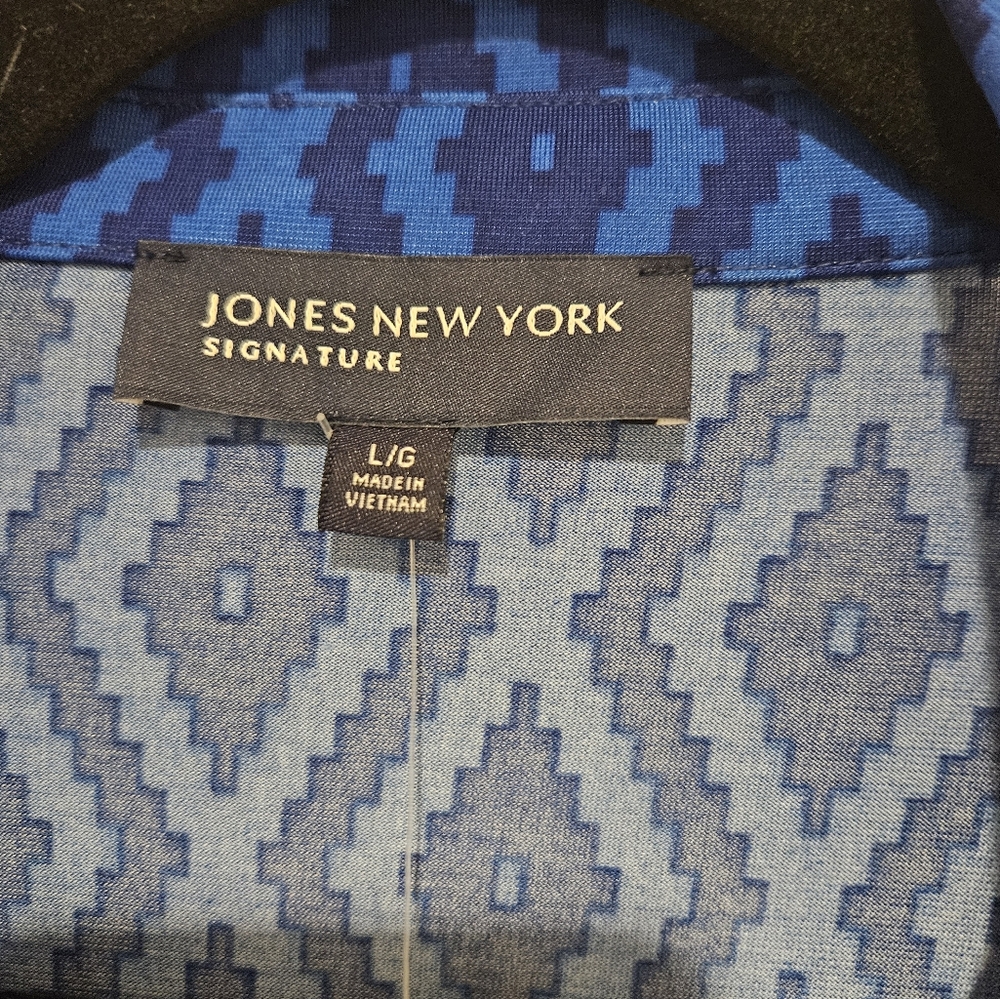 Jones New York Signature International Blue Multi #237 - Picture 5 of 7